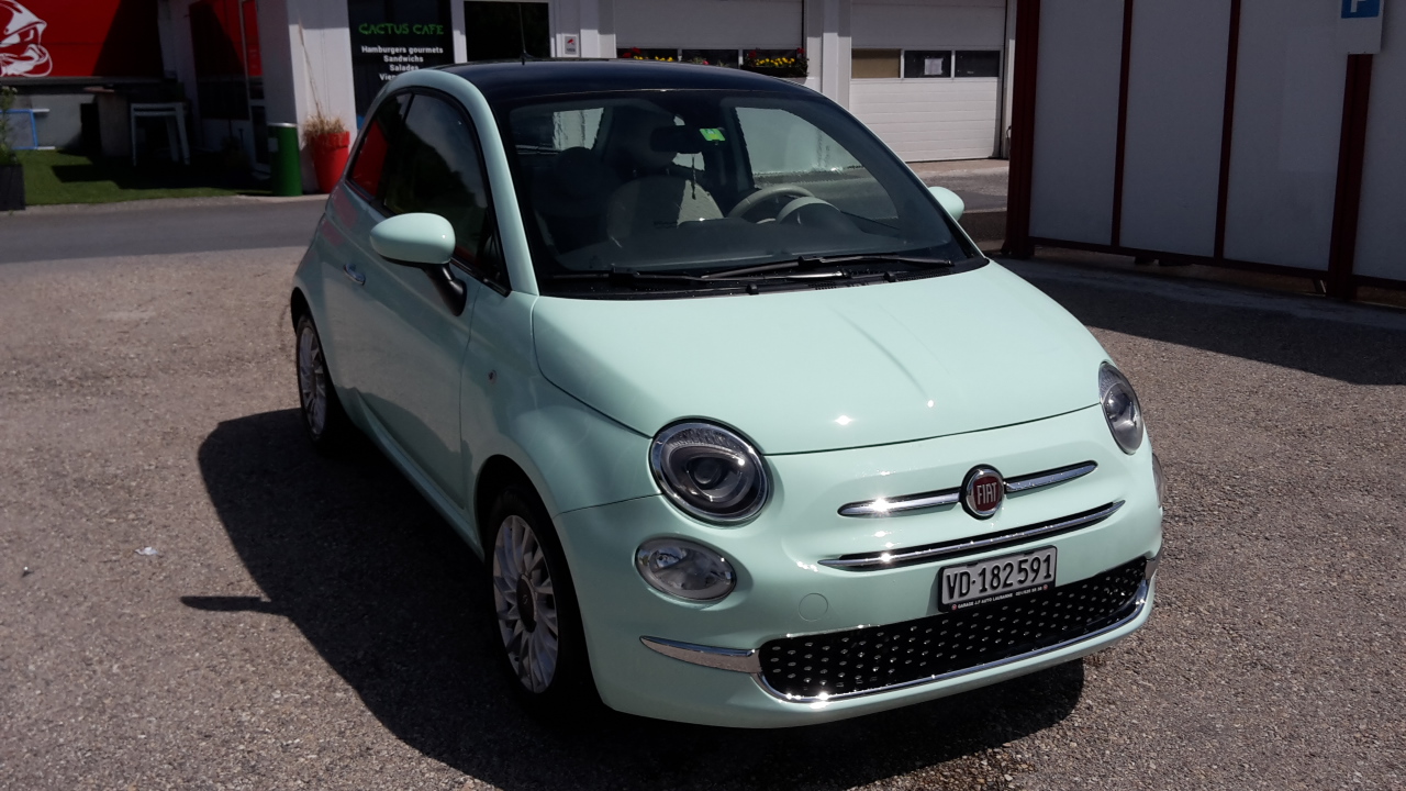 Auto occasion FIAT 500 TwinAir 8V Vert Vaud VenteAuto.ch