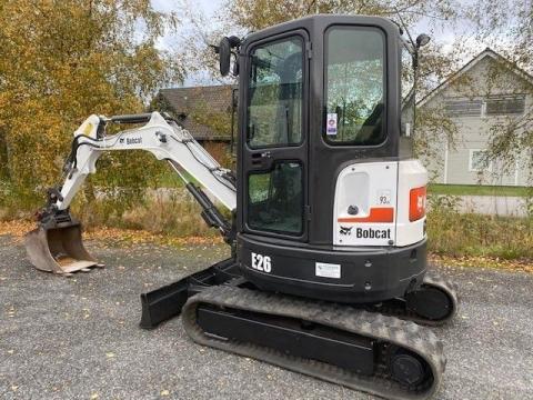 Venturi Mini pelle Bobcat E26 à cabine très bien entretenue Bobcat E26 Blanc
