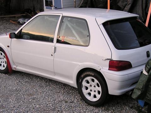 Peugeot 106 GTi 16 V, préparée groupe N (Rallye)