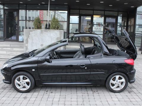 Peugeot 206 Cabriolet  Noire