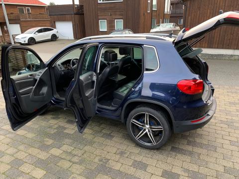 Volkswagen (Volkswagen Tiguan 2,0 TDI diesel) (Volkswagen Tiguan 2,0 TDI diesel) Blanc