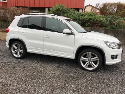 Volkswagen (Volkswagen Tiguan 2,0 TDI diesel) (Volkswagen Tiguan 2,0 TDI diesel) Blanc