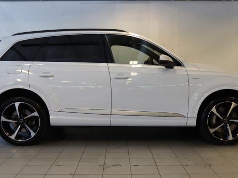 Audi Q7 e-tron 3,0 TDI V6 quattro diesel Blanc