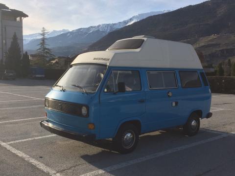 Volkswagen T3 Camping Bleu