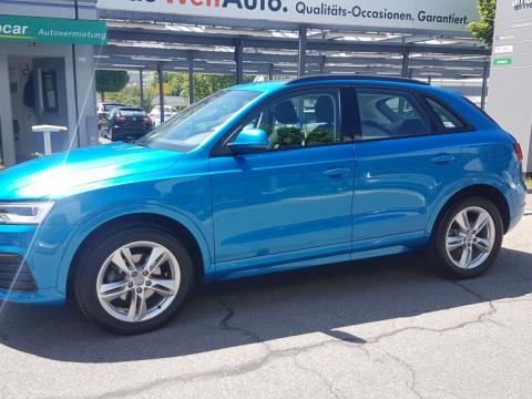 Audi Q3 AUDI Q3 2.0 TDI sport quattro S-tronic Bleu