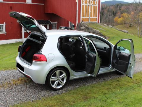 Volkswagen  golf  volkswagen golf gris tré belle Gris