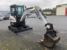 Venturi Mini pelle Bobcat E26 à cabine très bien entretenue Bobcat E26 Blanc