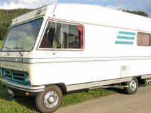 Opel Camping-car Bedford Blitz CF280 Hymer-Mobil Beige