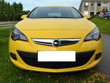 Opel Astra GTC Jaune