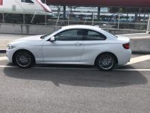 BMW 220i coupe Blanc