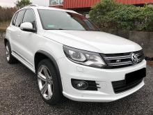 Volkswagen (Volkswagen Tiguan 2,0 TDI diesel) (Volkswagen Tiguan 2,0 TDI diesel) Blanc