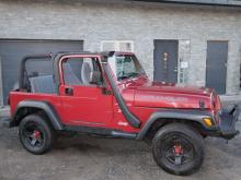 Jeep Wrangler Hard Top 2.5 SPORT Rouge