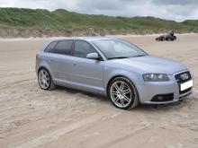 Audi A3  2.0TDI QUATTRO, 2007, 90000 Gris