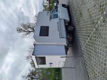 Volkswagen T5 double cabine Avec Cellule camping-car amovible Blanc