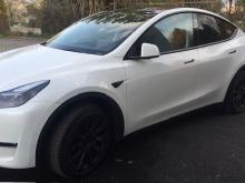 Tesla Model Y Long Range Blanc