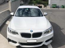 BMW 220i coupe Blanc