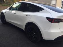 Tesla Model Y Long Range Blanc